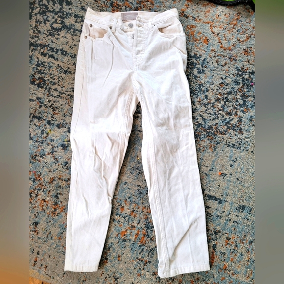 3/30$ Everlane The Cheeky Jean White W24 - Picture 2 of 6